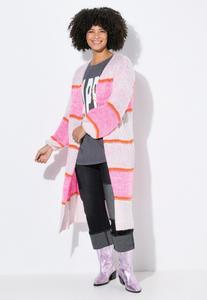 Кардиган LANG STREIFEN OFFENE FORM Angel of Style, белый