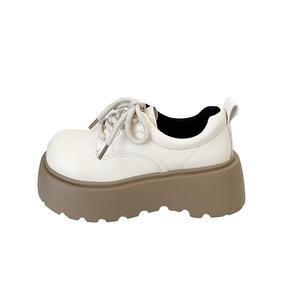 WUJI Женские повседневные туфли 5 см экрю, цвет Ecru