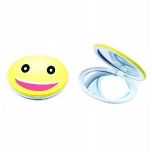 Смайлы, карманное косметическое зеркальце, различные смайлы Midex, желтый