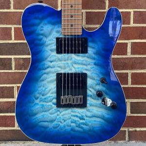 Электрогитара Schecter PT Pro, Trans Blue Burst, Roasted Maple Neck, Locking Tuners