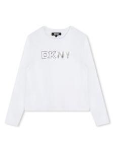 Dkny Kids футболка с логотипом, белый