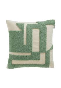 Наволочка декоративная Musterring Slow, зеленый