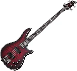 Совершенно новый электрический бас Schecter Hellraiser Extreme-4, цвет Crimson Red Burst Satin