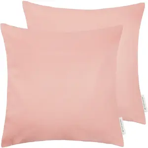 Декоративные подушки Dove однотонные, наволочки без наполнителя, набор из 2 штук Tom Tailor Home, Rosa + unifarben