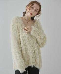 Двусторонняя вязка на пуговицах в форме сердца (спереди и сзади)