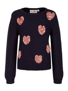 Happy girls by Eisend Темно-синий свитер