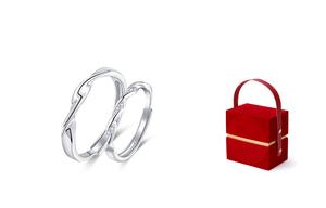 Muyan Парное кольцо Shared Love River унисекс