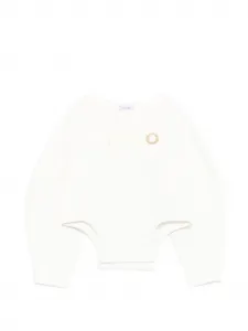 Свитшот с логотипом Pinko Kids, белый