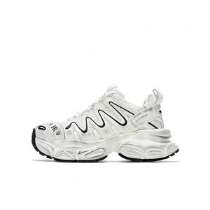 HR Женские белые полированные кроссовки low top chunky