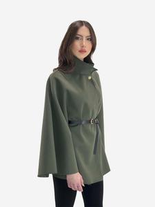 Elara Межсезонное пальто цвета хаки