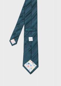 Полковой галстук Пиндот Paul Smith, цвет Dark Green 1