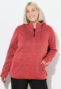 Кардиган Ulla Popken HOODED ZIP FRONT, Coral