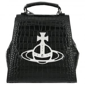 Vivienne Westwood Женский рюкзак из телячьей кожи черный