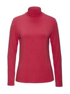 Футболка LASCANA Stehkragenshirt, розовый