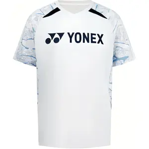 Мужская футболка для бадминтона YONEX, белый