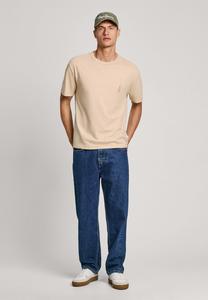Футболка с принтом ASTONE Pepe Jeans, бежевый
