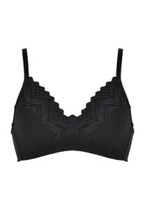 Бюстгальтер без косточек на узких бретелях для женщин NATURANA, цвет 400 Schwarz