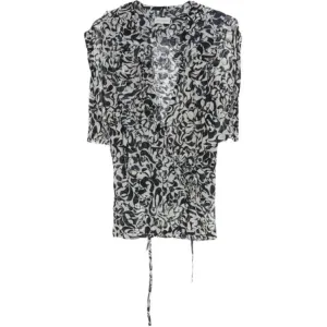 SS26 Рубашка женская DRIES VAN NOTEN, черный