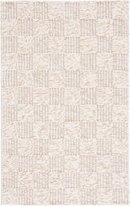 Ковер SAFAVIEH, 183 x 183 см, Natura Collection, Brown & Ivory, ручной работы из шерсти, идеально для гостиной, столовой, спальни (NAT701T-6SQ)