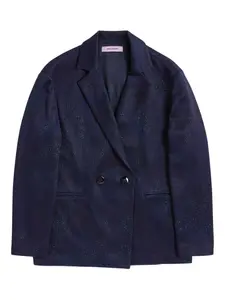 Блейзер Tats, украшенный блестками Maccapani, синий