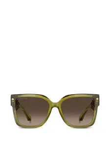 Солнцезащитные очки в квадратной оправе Etro, зеленый