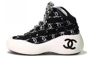 Обувь для образа жизни женская с высоким берцем черного цвета Chanel