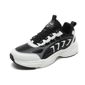 Нескользящие, износостойкие, амортизирующие, низкие кроссовки для повседневного бега для женщин JSWEI, White Black