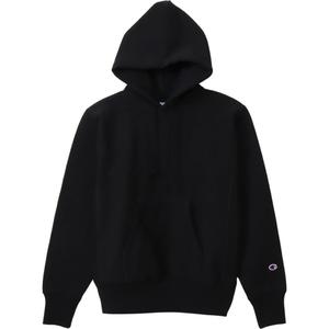 Худи с логотипом Cotton Champion, черный