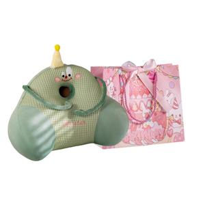 Кукла из прохладного ледяного шелка Fat Fat Dragon, зеленый