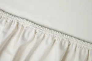 Простыня на резинке Saiko Premium Jersey, цвет "кремовый", 80-100x200-220 см, высота матраса до 35 см, не требует глажки, легкий уход Kayori