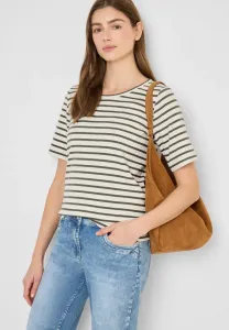 Базовая футболка с принтом риппструктур Cecil, Grün