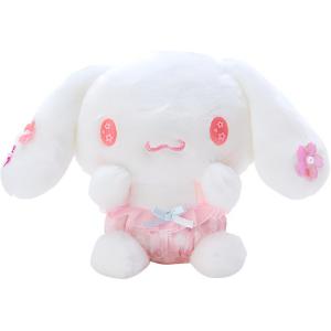 Плюшевая кукла Cinnamoroll коллекция Cherry Blossom, высота 17см Sanrio