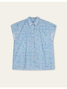 Oilily Банановая блузка синего цвета