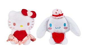 Плюшевая куколка Sanrio Heart Fluttering Collection, Cinnamoroll/Kuromi/My Melody, высота 20 см AOGER