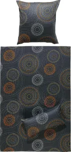 Постельное белье антрацит 1x 200x220 см + 2x 40x80 см Erwin Müller