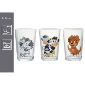 Детские стаканы Детские стаканы с животными фермы и морскими животными 205 мл, набор из 6 разноцветных Ritzenhoff & Breker, Bunt