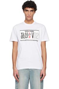 Футболка Vaquera edition в стильном крое Dsquared2, белый