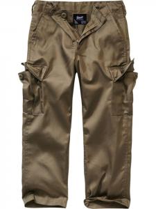 Brandit Детские брюки-карго "Kids Us Ranger Pants" зеленого цвета