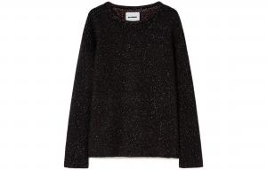 Джемпер с круглым вырезом JIL SANDER, черный