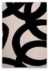 Картина на холсте A.S. Création Brushstroke 3 цвет cremeschwarz