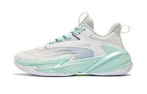 Баскетбольные кроссовки Basketball Shoes Women's Low-Top  White / Water Waves Qiaodan