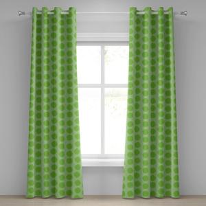 ABAKUHAUS Лаймово-зеленая занавеска с люверсами, упрощенные бесформенные геометрические фигуры в различных цветах, тема для детской комнаты, декоративные 2-панельные оконные шторы, 280 см x 260 см, миндально-зеленый