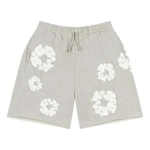 Джинсовые шорты Denim Tears Cotton Wreath Sweatshorts, цвет «серый»