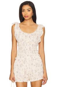 Топ Lori Tularosa, cream & lavender floral