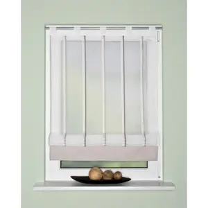 ИДЕИ ДЛЯ ДОМАШНЕЙ ЖИЗНИ Римская штора «SAVIO», с петлями, свободно висит Home Wohnideen, серый