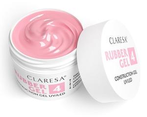 Claresa, Строительный гель для наращивания ногтей Rubber Gel 4, 12г