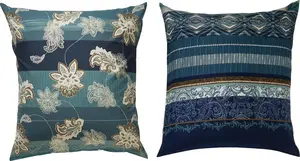 Наволочка синяя 80x80 см Erwin Müller