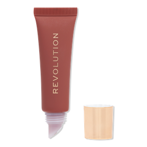 Сочный пептидный бальзам для губ Revolution Beauty, Nude Latte (brown nude with a vanilla scent)