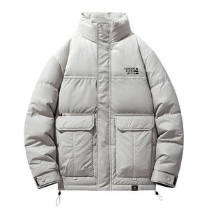 Пуховик Unisex Stand Collar Moderate Others VanCamel, белый