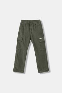 Детские вельветовые брюки Calvin Klein Jeans, зеленый